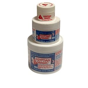 Bundle of 3 Egyptian Magic All Purpose Skin Cream 0.25, 1, & 4Fl OZ New Expired